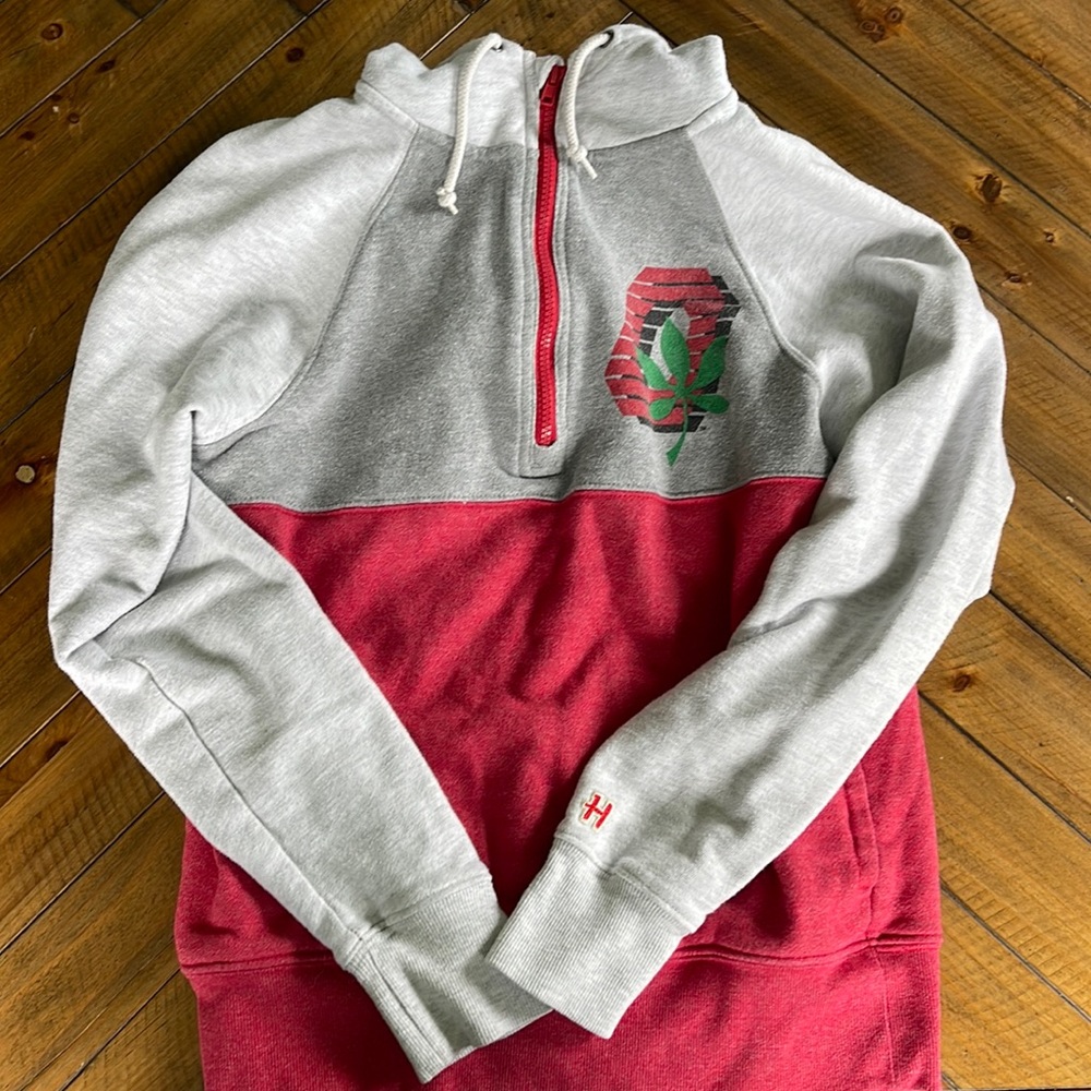 Ohio State Homage Half Zip Hoodie